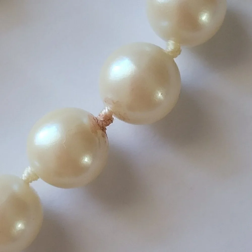 Vintage Imitation Glass Pearl 24